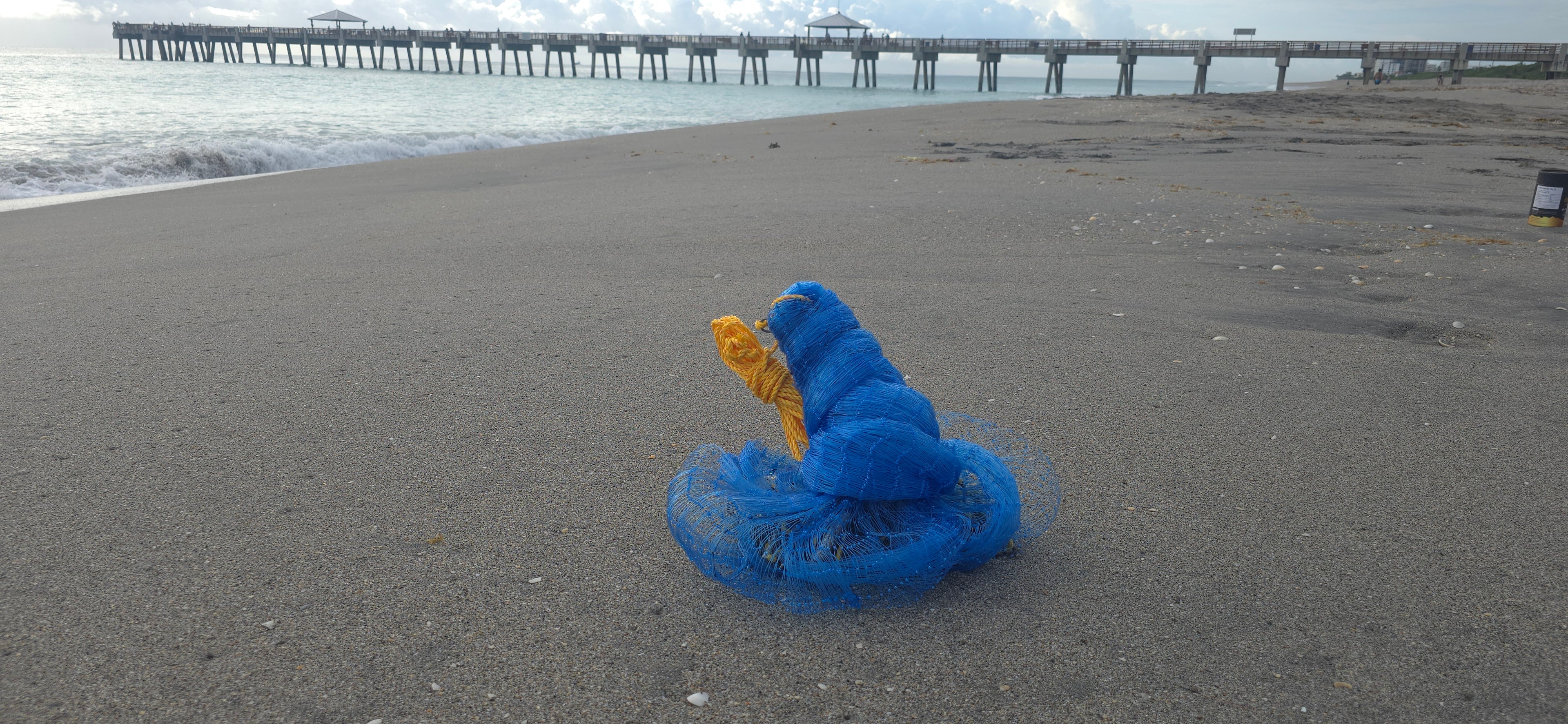 Red de pesca de bolsillo inferior de 7,75 pies